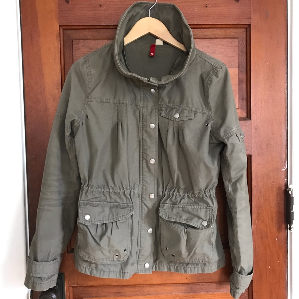 H&M Green Utility Jacket